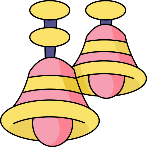 Bells Generic Thin Outline Color icon