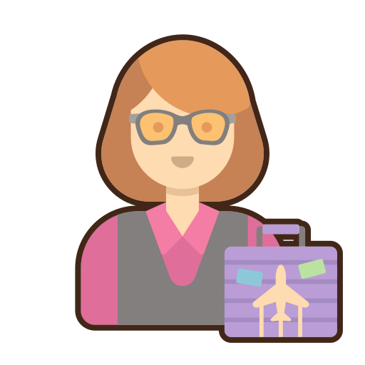 Traveler Flaticons Lineal Color icon