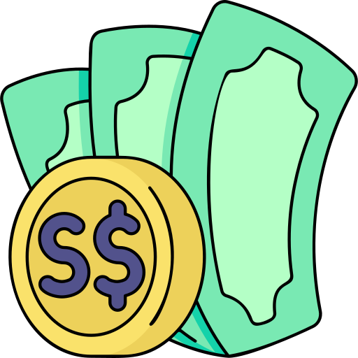 dollaro di singapore Generic Thin Outline Color icona
