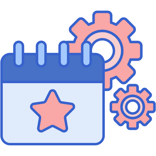 organisation Flaticons Lineal Color icon