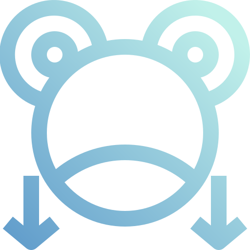 rynek niedźwiedzia Generic Gradient ikona