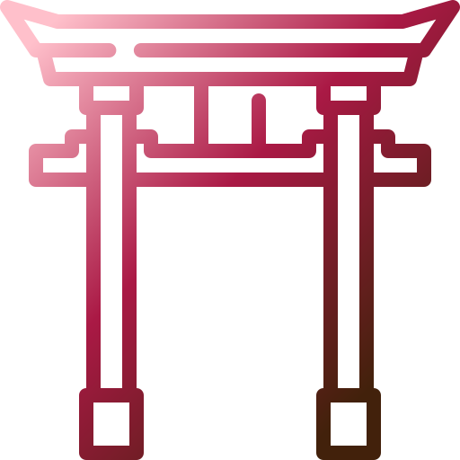 puerta torii Generic Gradient icono