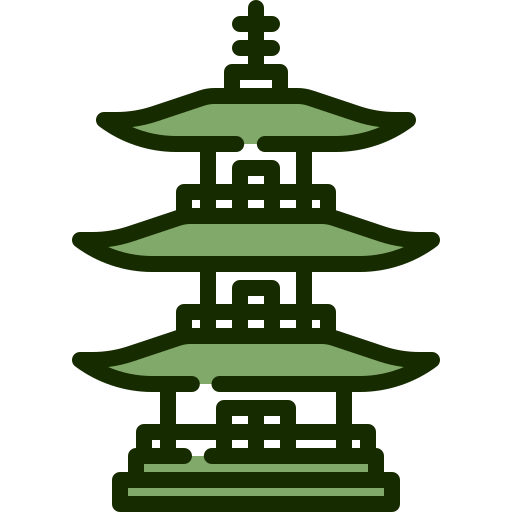 pagoda Generic Fill & Lineal ikona