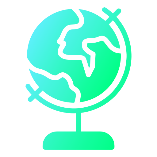 wereldbol Generic Flat Gradient icoon