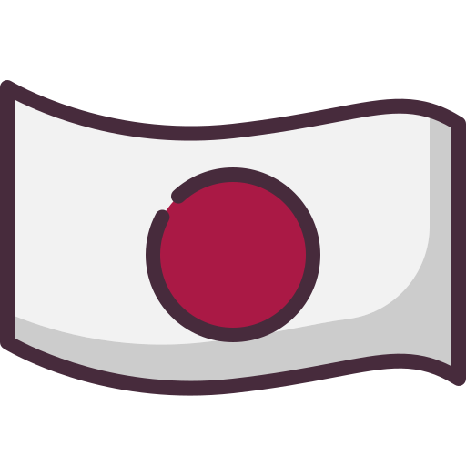 일본 국기 Generic Outline Color icon