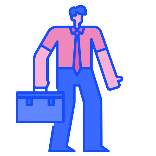 zakenman Generic Outline Color icoon