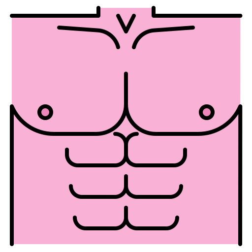 근육 Generic Outline Color icon