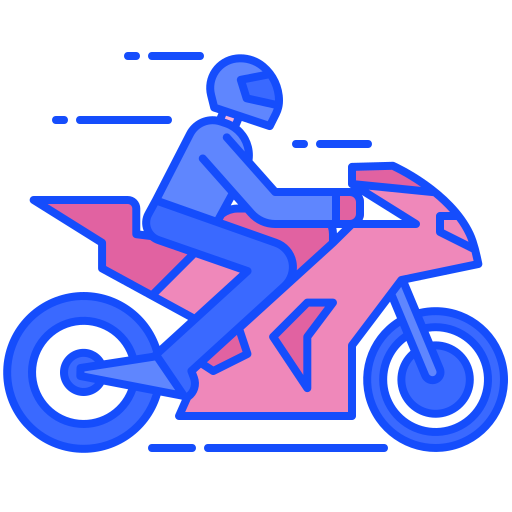 オートバイ Generic Outline Color icon