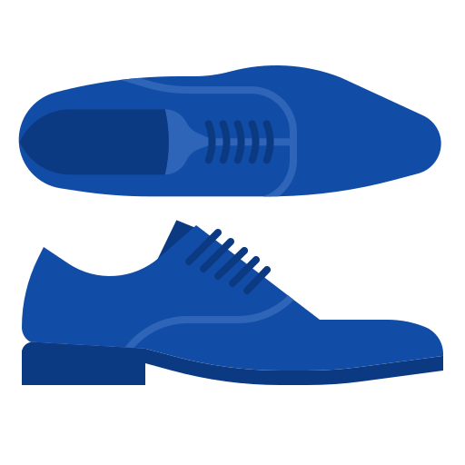 zapato de cuero Generic Flat icono