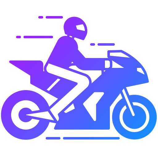 Мотоцикл Generic Flat Gradient иконка