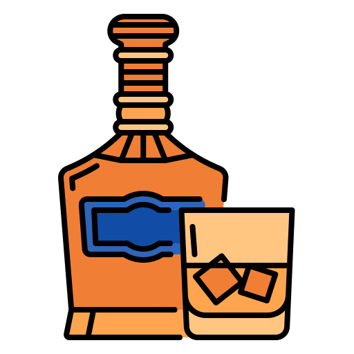 whisky Generic Outline Color ikona