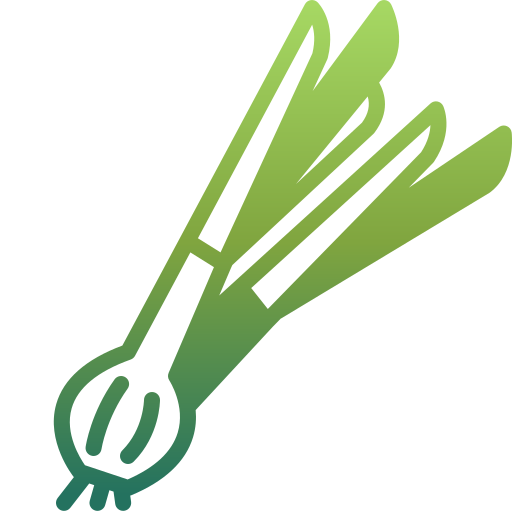 Зеленый лук Generic Flat Gradient иконка