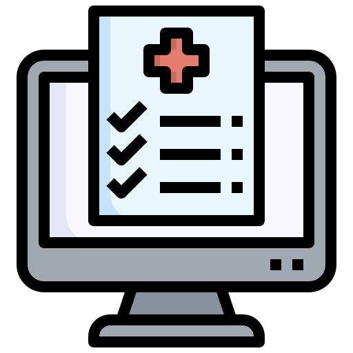 Medical result Surang Lineal Color icon