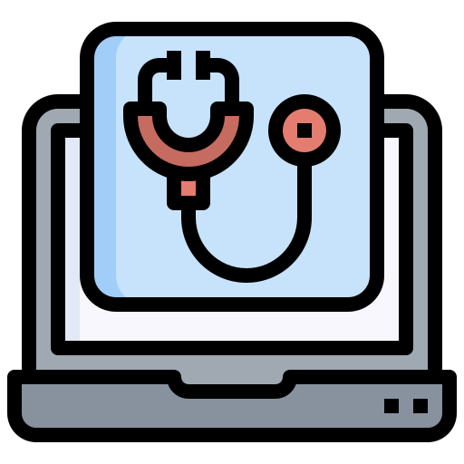 Stethoscope Surang Lineal Color icon