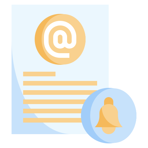 e-mail Surang Flat ikona