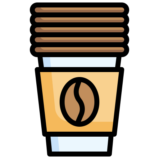 tazza di caffè Surang Lineal Color icona