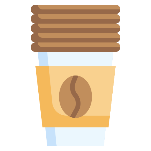 커피 컵 Surang Flat icon