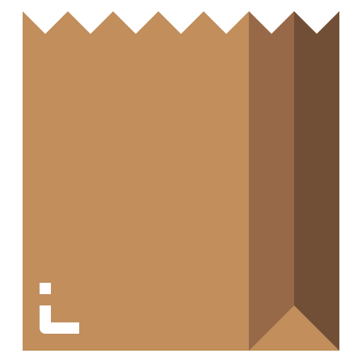 bolsa de papel Surang Flat icono
