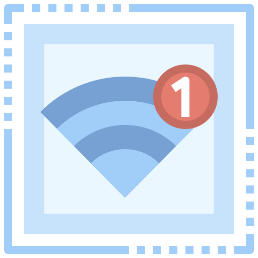 Wifi Surang Flat icon