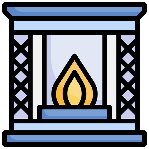 暖炉 Surang Lineal Color icon