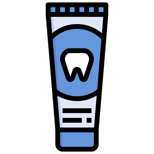 Toothpaste Surang Lineal Color icon