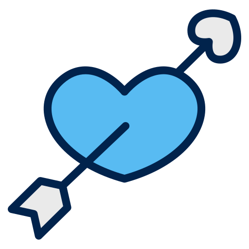 恋に落ちる Generic Blue icon