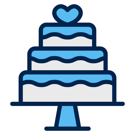 pastel de bodas Generic Blue icono