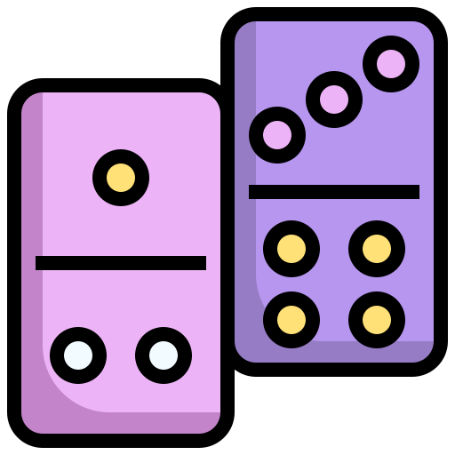 domino Surang Lineal Color icon