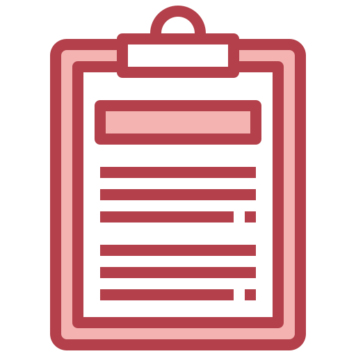 Clipboard Surang Red icon
