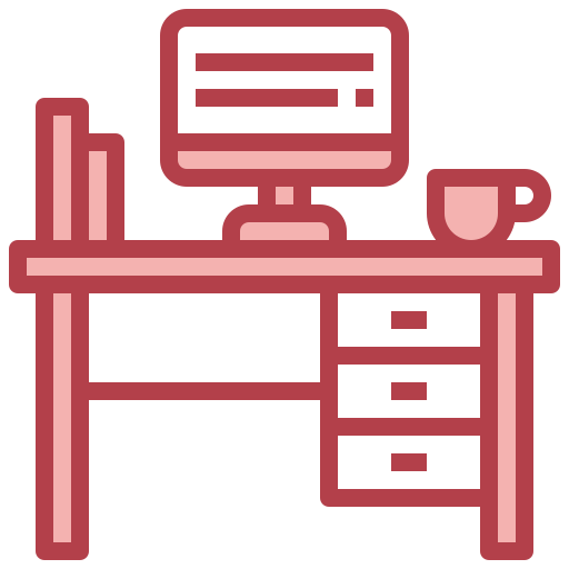 Desk Surang Red icon