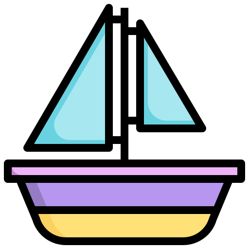 ヨット Surang Lineal Color icon