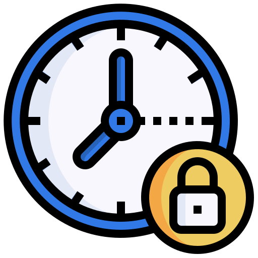 Locked Surang Lineal Color icon