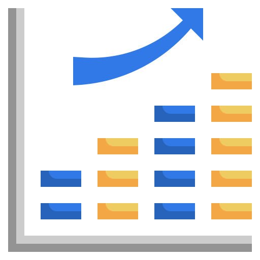 Bar chart Surang Flat icon