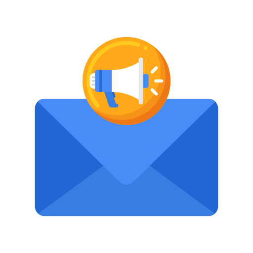 email reclame Flaticons Flat icoon