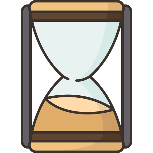 reloj de arena Amethys Design Lineal Color icono