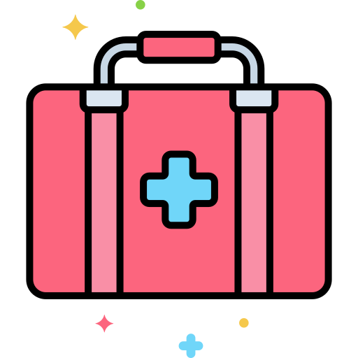 First aid kit Flaticons Lineal Color icon