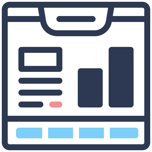 Graph bar Generic Mixed icon