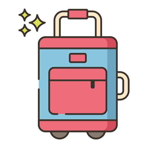 equipaje Flaticons Lineal Color icono