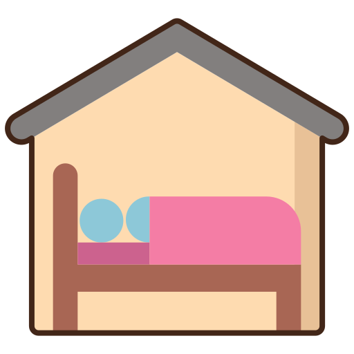 accommodatie Flaticons Lineal Color icoon