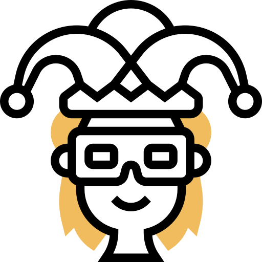 sombrero de bufón Meticulous Yellow shadow icono