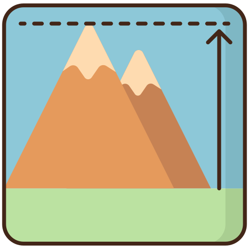 elevation Flaticons Lineal Color icon