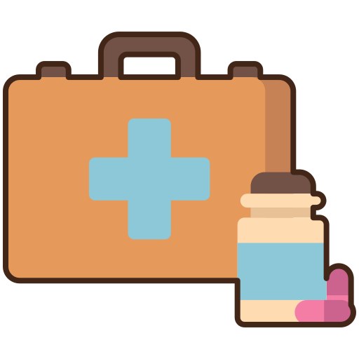 First aid box Flaticons Lineal Color icon