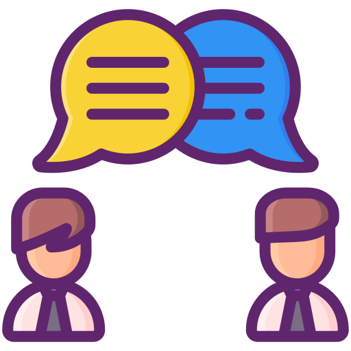 meeting Flaticons Lineal Color icon