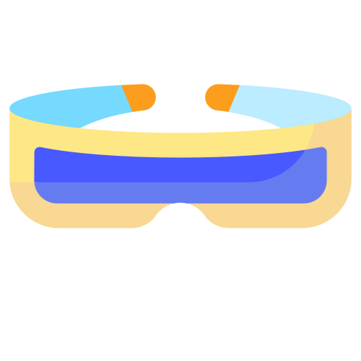 óculos de realidade virtual Generic Flat Ícone