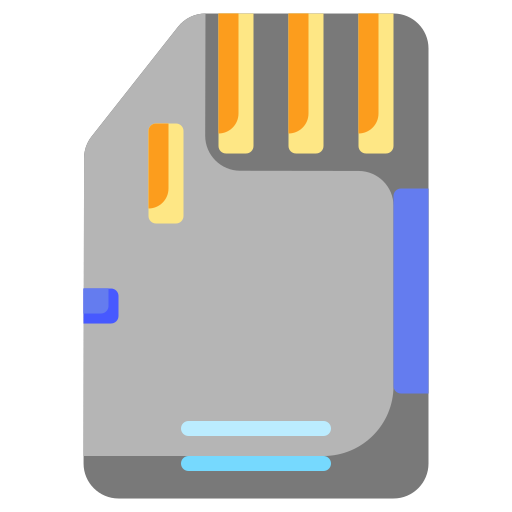 karta pamięci Generic Flat ikona