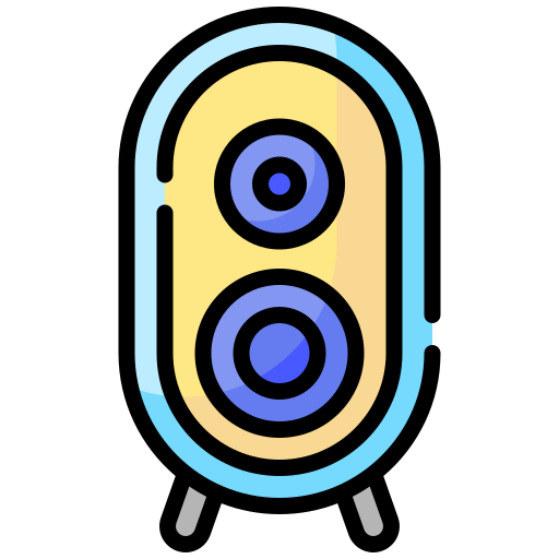 拡声器 Generic Outline Color icon