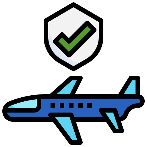 비행기 Surang Lineal Color icon