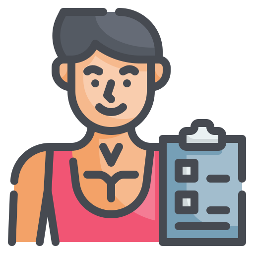 Personal trainer Wanicon Lineal Color icon