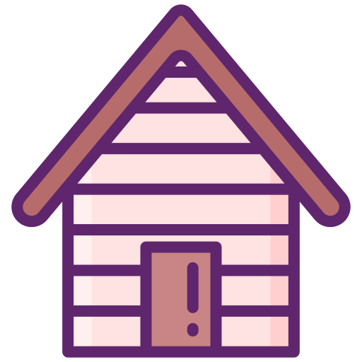 Lodge Flaticons Lineal Color icon