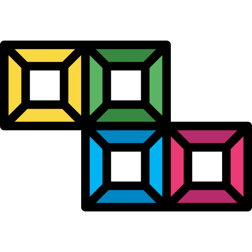 tetris Basic Miscellany Lineal Color icon